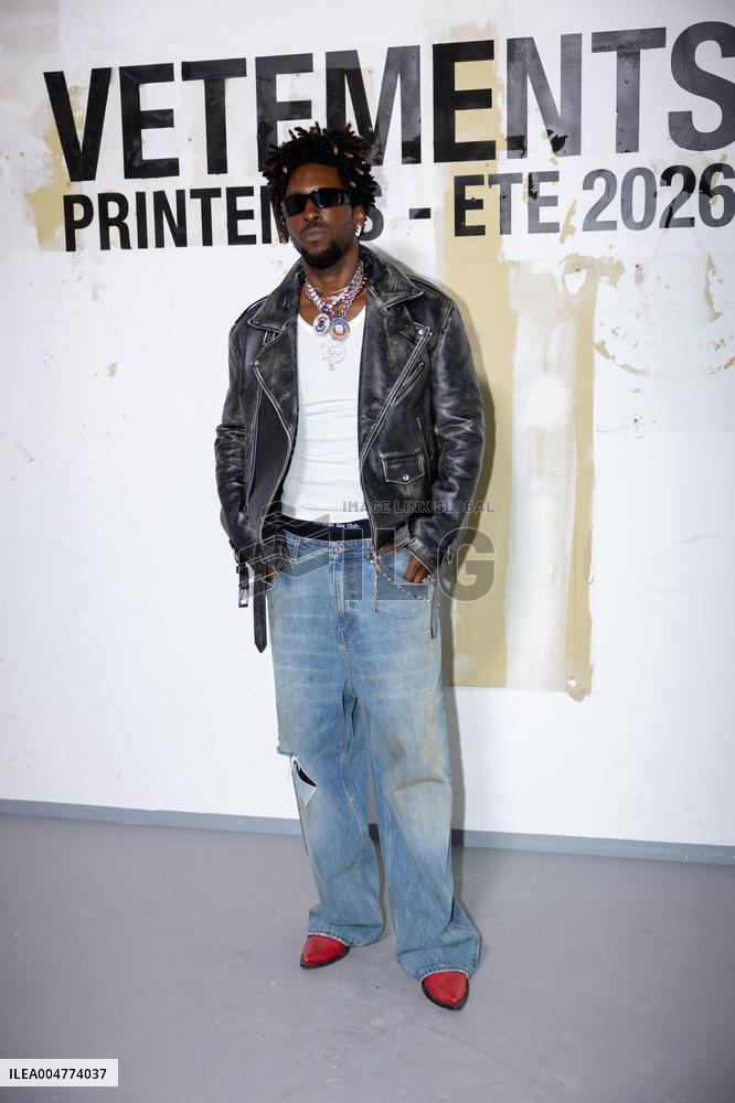 Photocall Vetements Womenswear - PFW