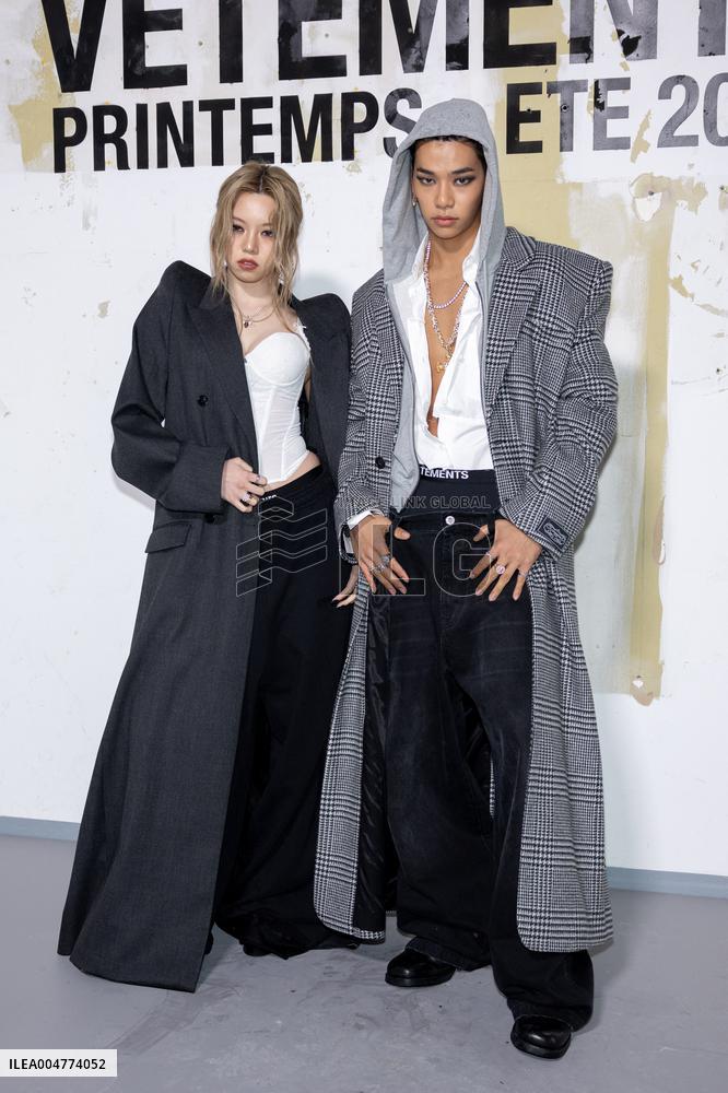 Photocall Vetements Womenswear - PFW