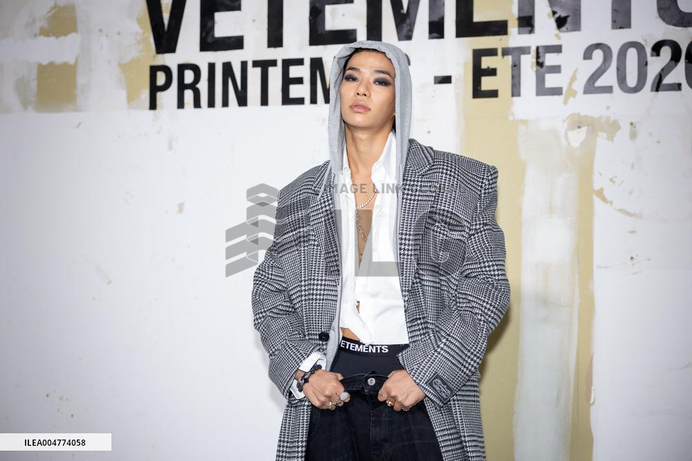 Photocall Vetements Womenswear - PFW