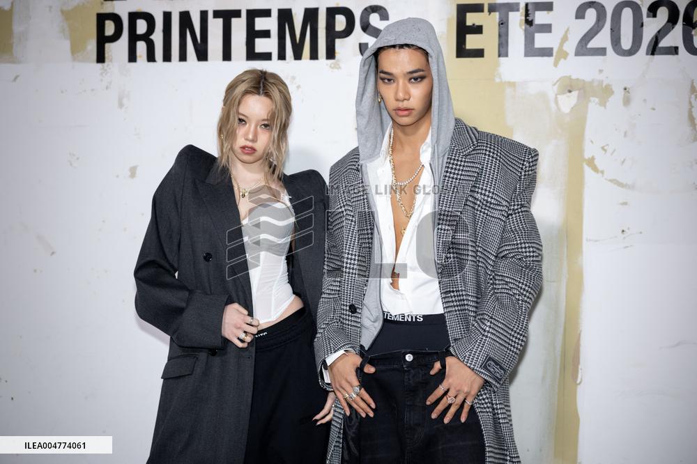 Photocall Vetements Womenswear - PFW