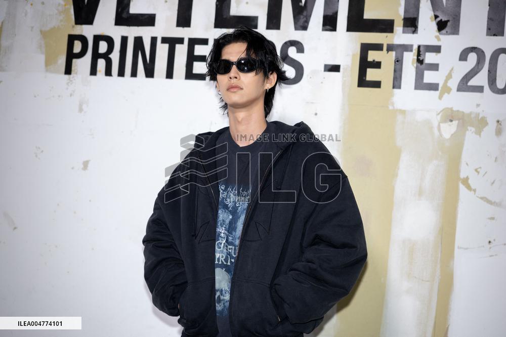 Photocall Vetements Womenswear - PFW