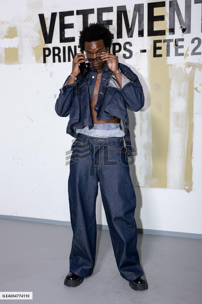 Photocall Vetements Womenswear - PFW