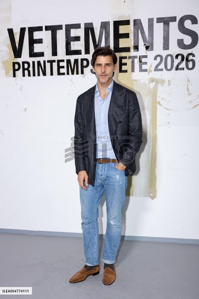 Photocall Vetements Womenswear - PFW