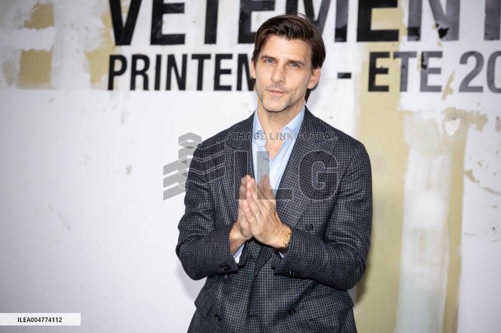 Photocall Vetements Womenswear - PFW