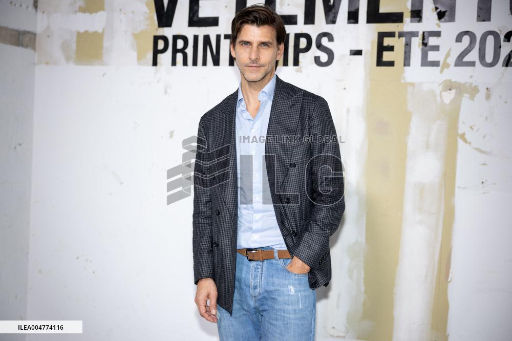 Photocall Vetements Womenswear - PFW