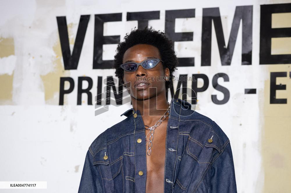 Photocall Vetements Womenswear - PFW