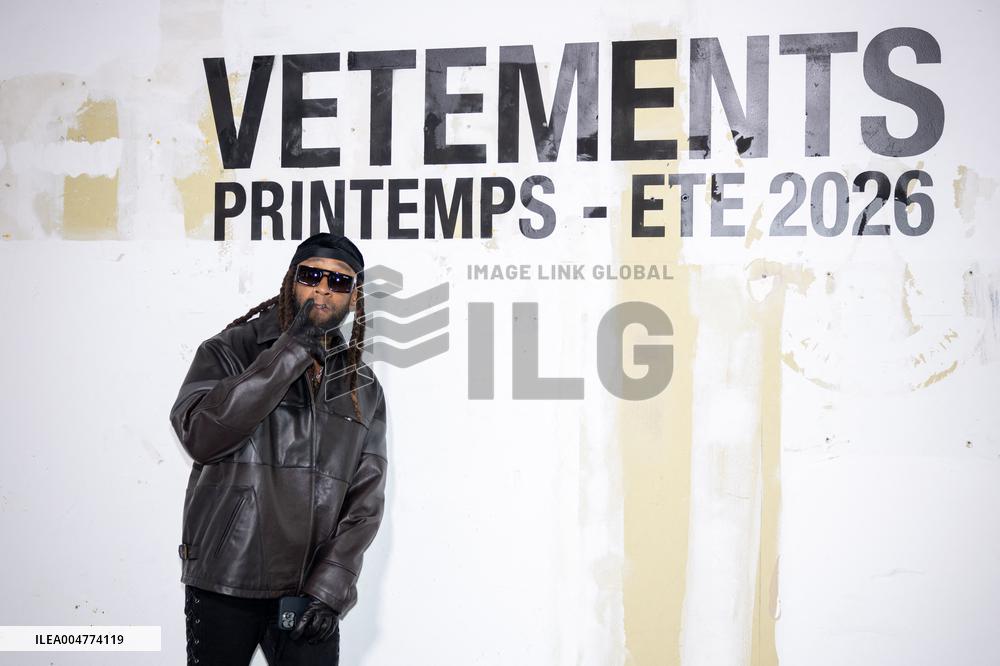 Photocall Vetements Womenswear - PFW