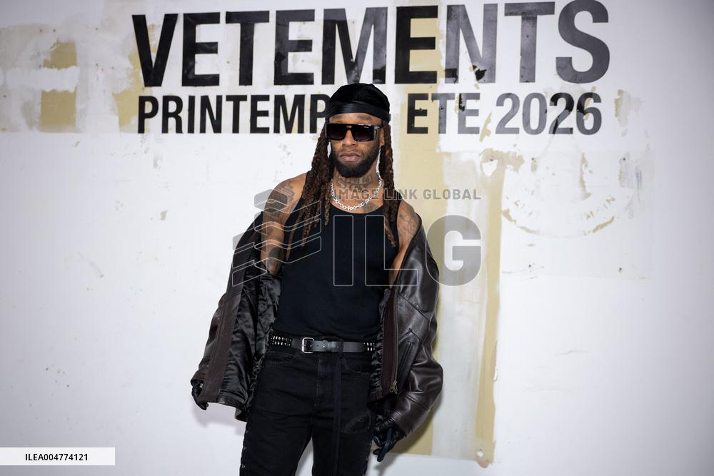 Photocall Vetements Womenswear - PFW