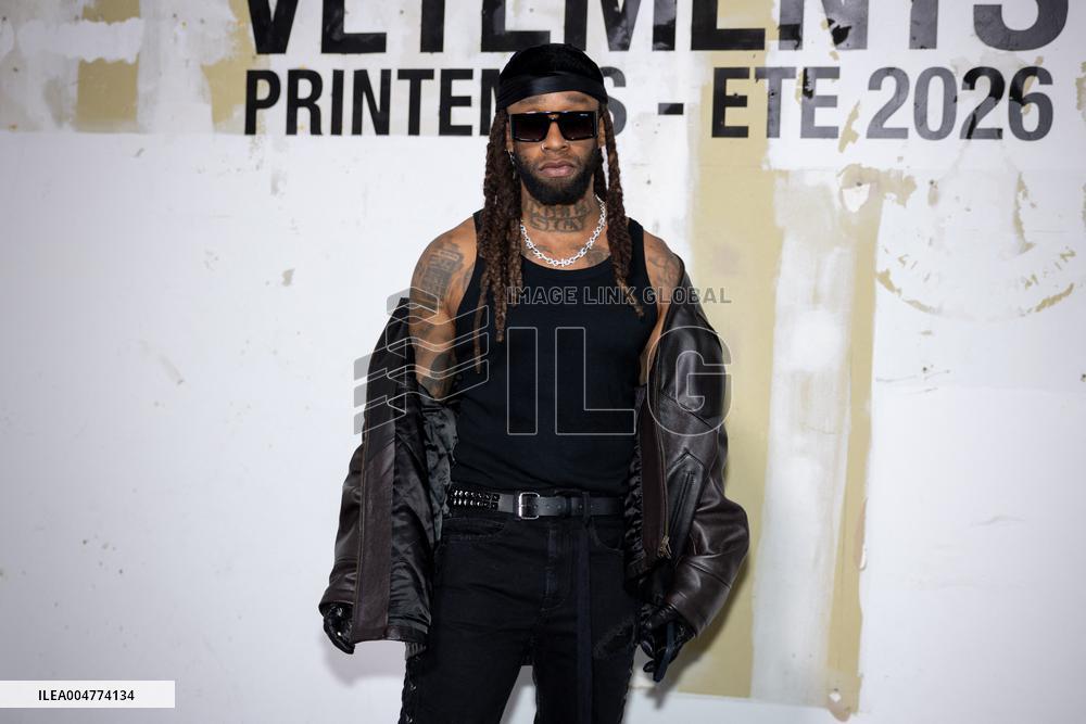 Photocall Vetements Womenswear - PFW