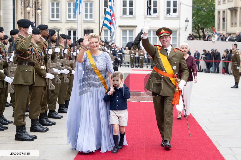Abdication Ceremony of Luxembourg Grand Duke Henri - Balcony - Luxembourg