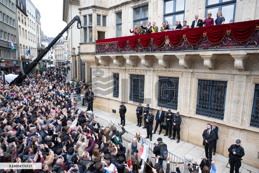 Abdication Ceremony of Luxembourg Grand Duke Henri - Balcony - Luxembourg