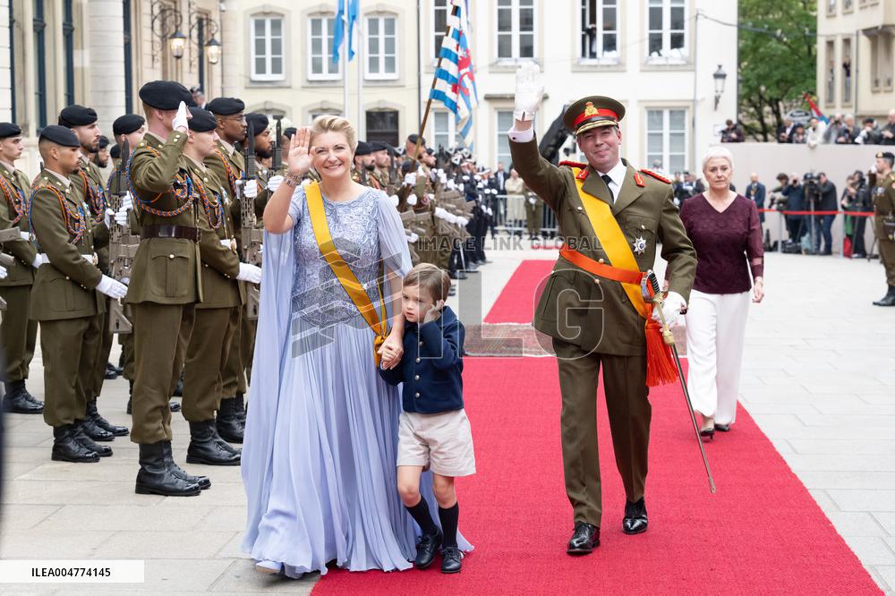 Abdication Ceremony of Luxembourg Grand Duke Henri - Balcony - Luxembourg