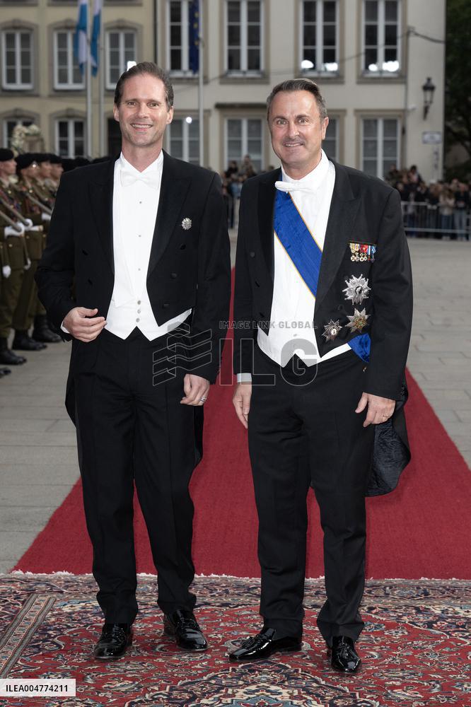 Abdication Ceremony of Luxembourg Grand Duke Henri - Dinner - Luxembourg