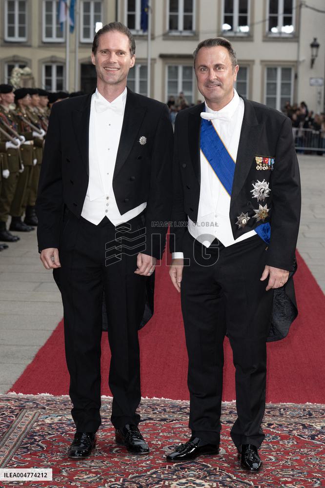 Abdication Ceremony of Luxembourg Grand Duke Henri - Dinner - Luxembourg