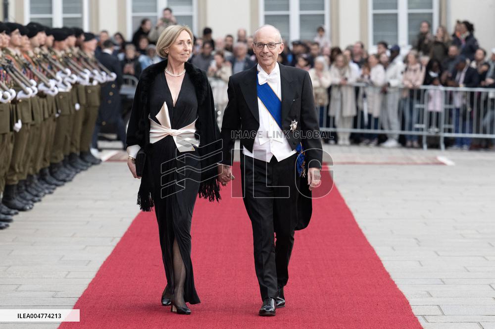 Abdication Ceremony of Luxembourg Grand Duke Henri - Dinner - Luxembourg