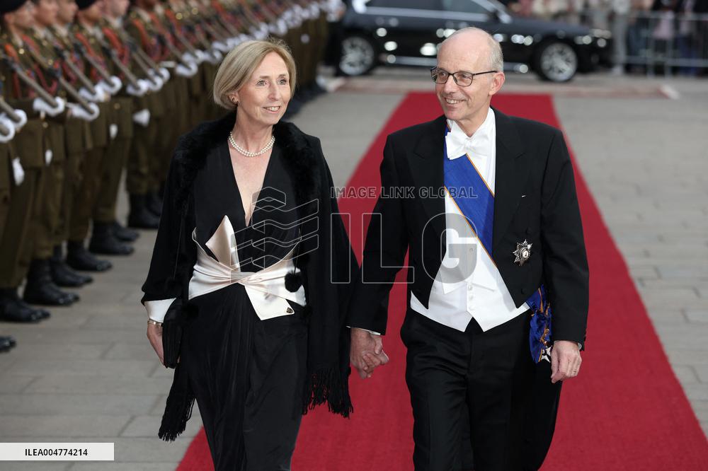 Abdication Ceremony of Luxembourg Grand Duke Henri - Dinner - Luxembourg