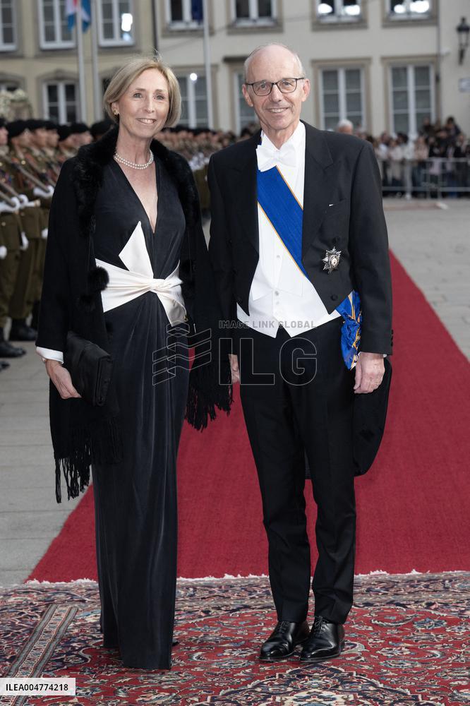 Abdication Ceremony of Luxembourg Grand Duke Henri - Dinner - Luxembourg