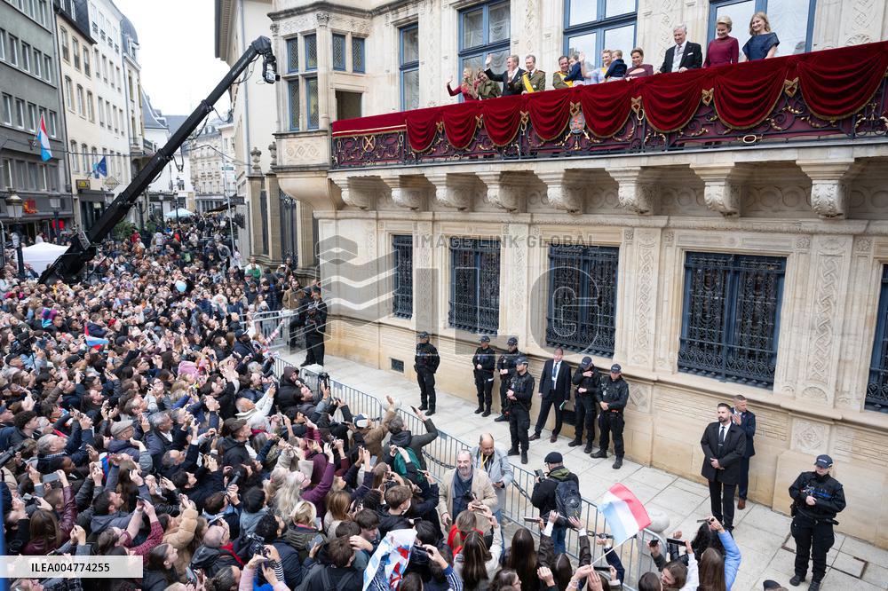 Abdication Ceremony of Luxembourg Grand Duke Henri - Balcony - Luxembourg