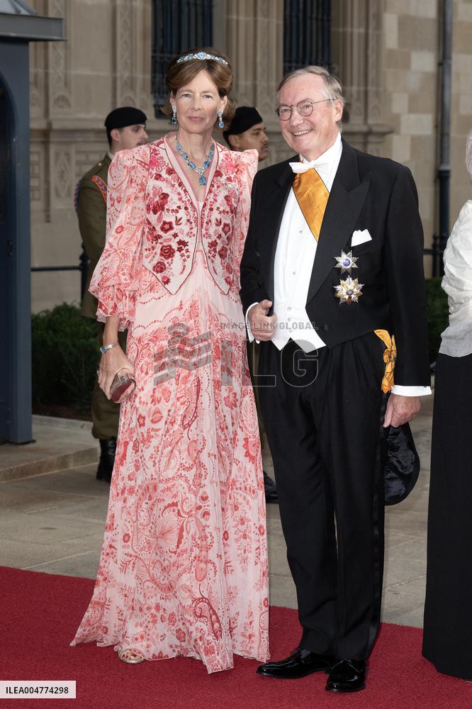 Abdication Ceremony of Luxembourg Grand Duke Henri - Dinner - Luxembourg