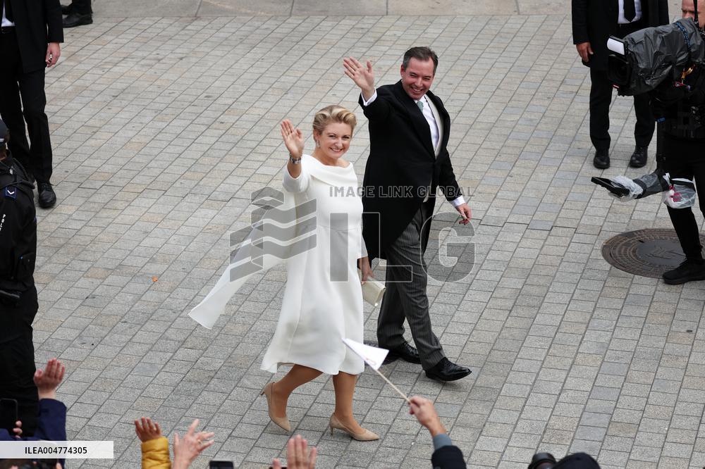 Abdication Ceremony of Luxembourg Grand Duke Henri-Luxembourg