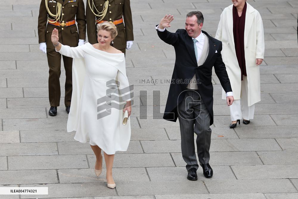 Abdication Ceremony of Luxembourg Grand Duke Henri-Luxembourg