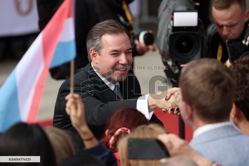 Abdication Ceremony of Luxembourg Grand Duke Henri-Luxembourg