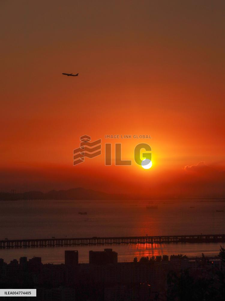 Shenzhen-Zhongshan Link Sunset View