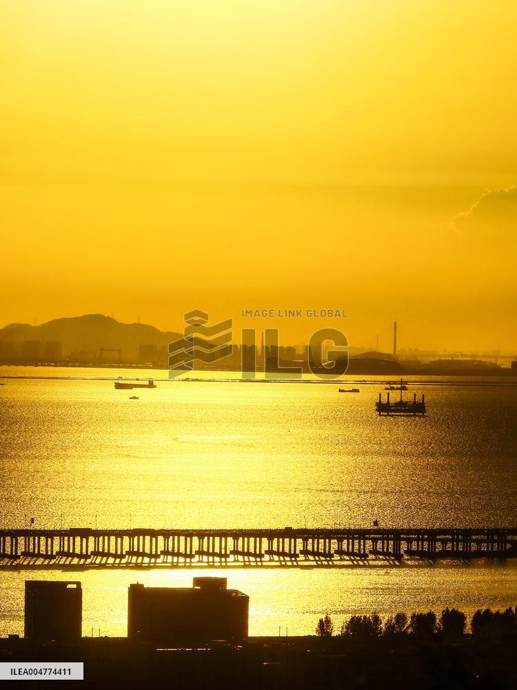 Shenzhen-Zhongshan Link Sunset View