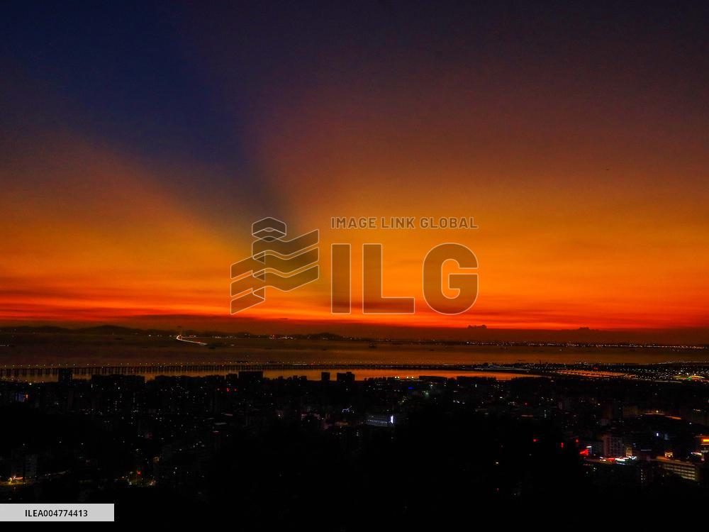 Shenzhen-Zhongshan Link Sunset View