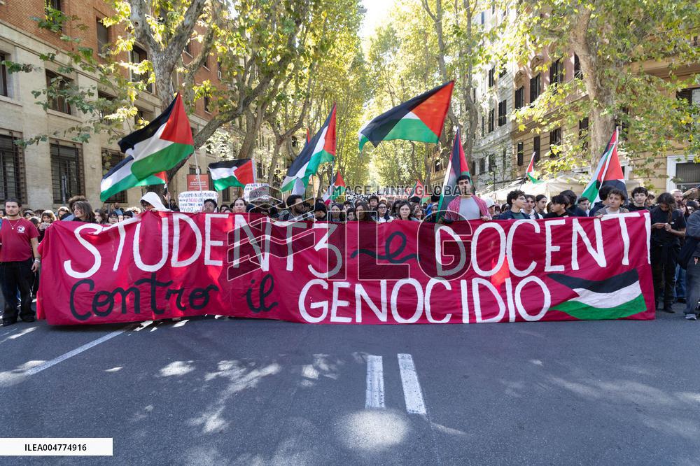 General Strike For the Global Sumud Flotilla - Roma