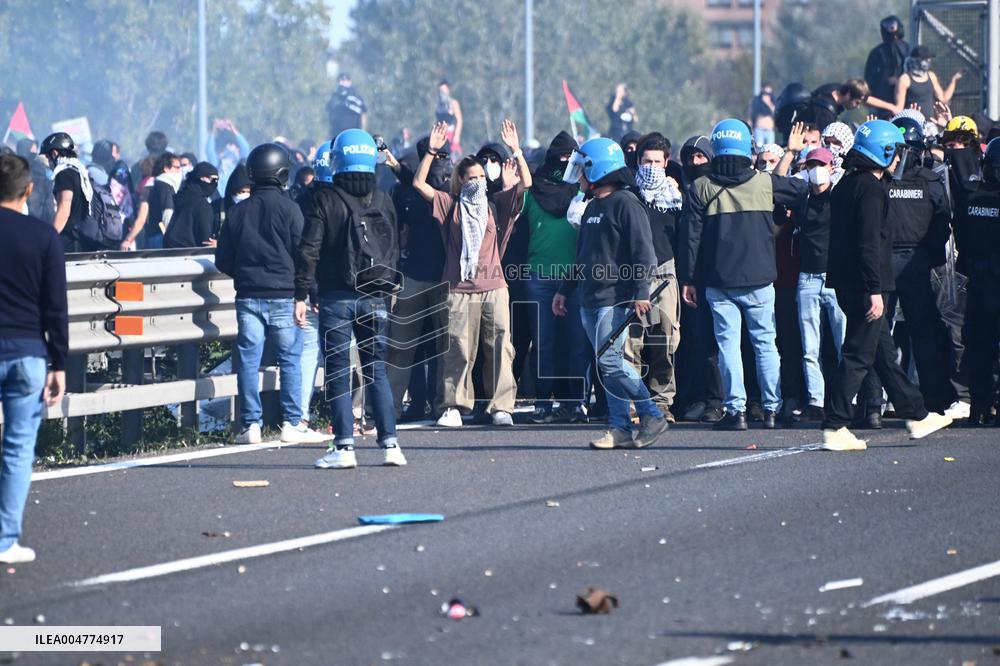 General Strike For the Global Sumud Flotilla - Bologna