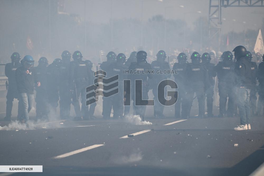 General Strike For the Global Sumud Flotilla - Bologna