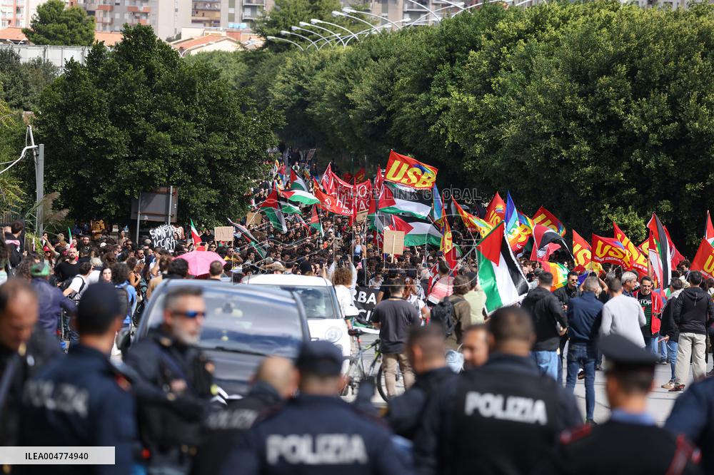 General Strike For the Global Sumud Flotilla - Palermo