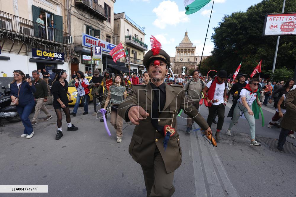 General Strike For the Global Sumud Flotilla - Palermo