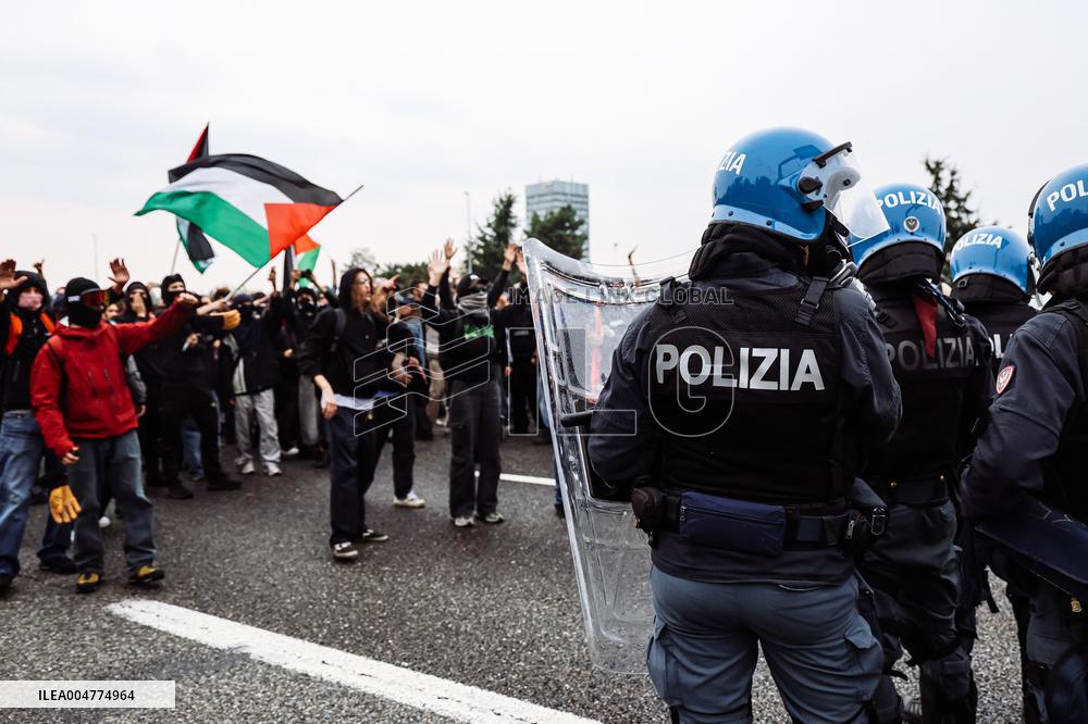 General Strike For the Global Sumud Flotilla - Milan