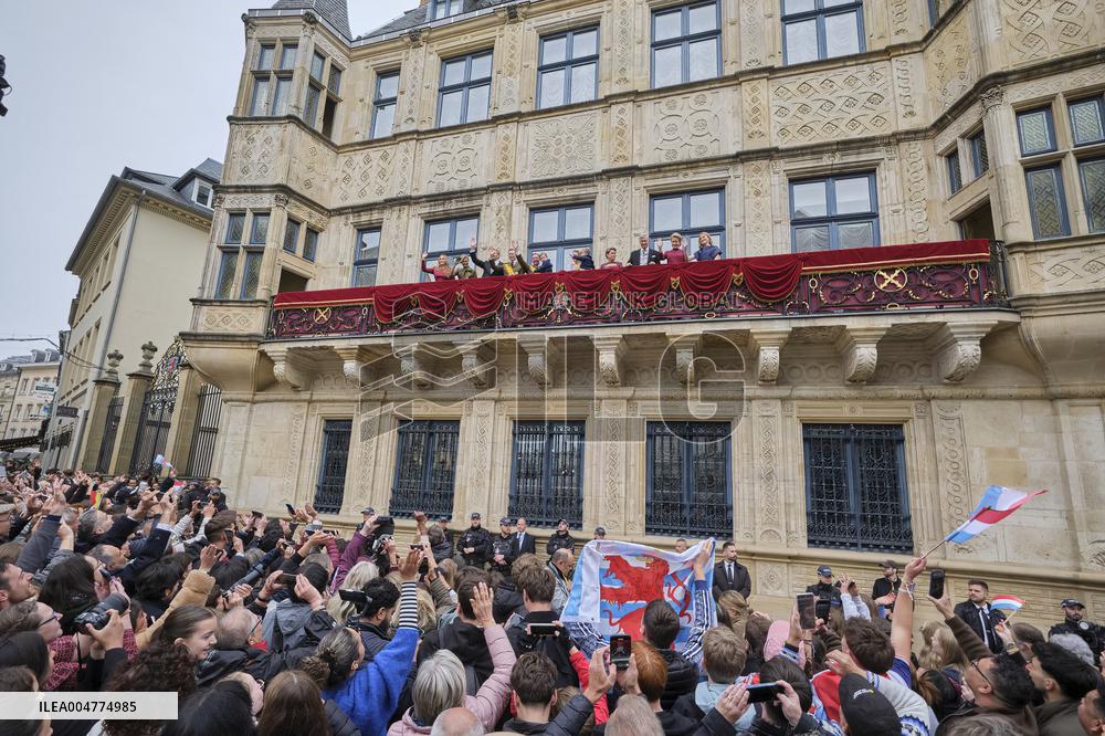 Abdication Ceremony of Luxembourg Grand Duke Henri - Balcony - Luxembourg