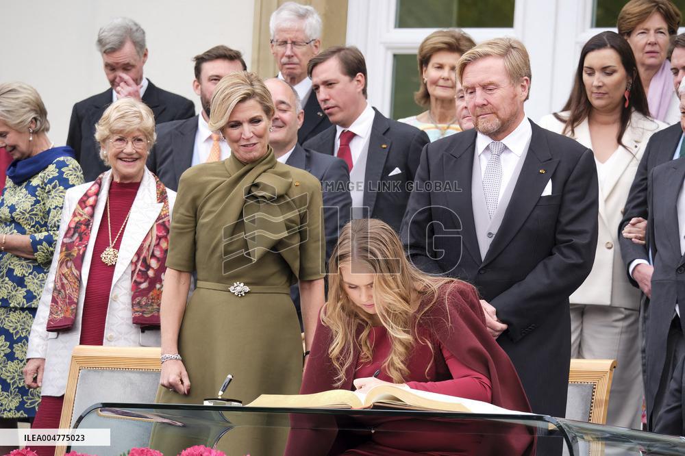 Abdication Ceremony of Luxembourg Grand Duke Henri - Luxembourg
