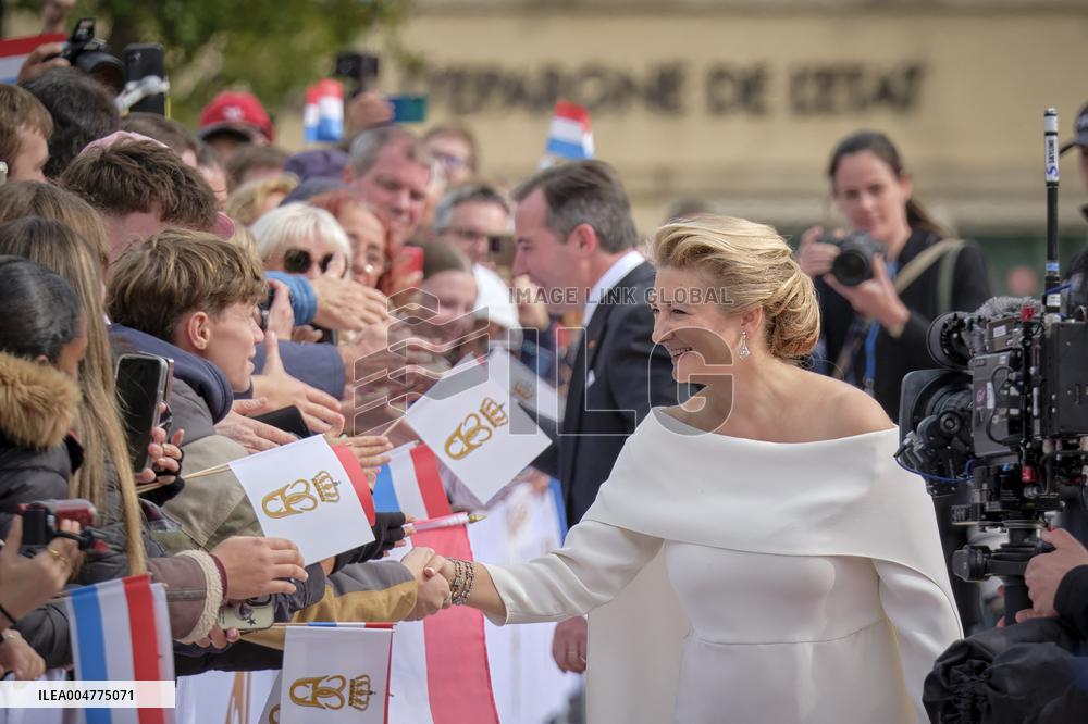 Abdication Ceremony of Luxembourg Grand Duke Henri - Luxembourg