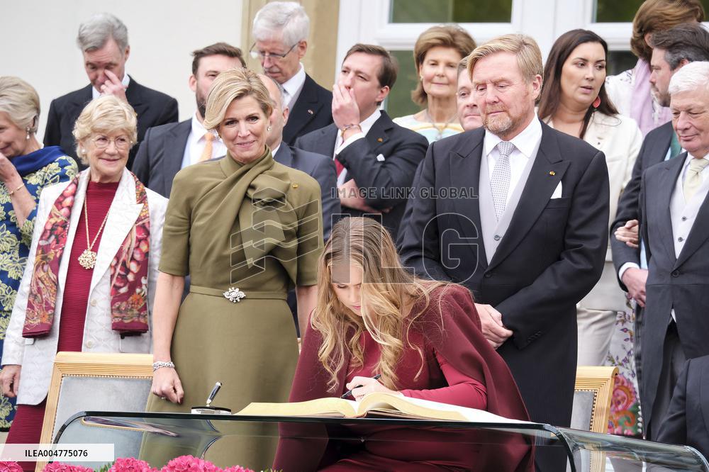 Abdication Ceremony of Luxembourg Grand Duke Henri - Luxembourg