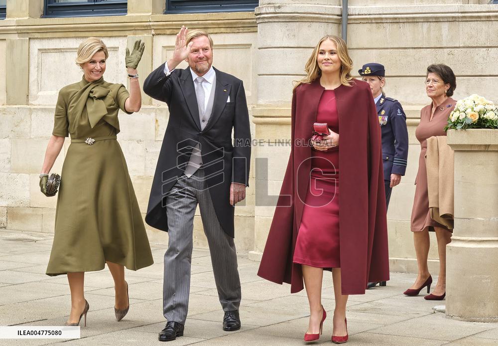Abdication Ceremony of Luxembourg Grand Duke Henri - Luxembourg