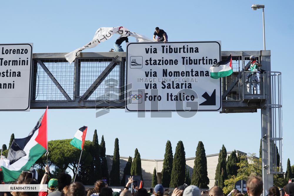 General Strike For the Global Sumud Flotilla - Roma