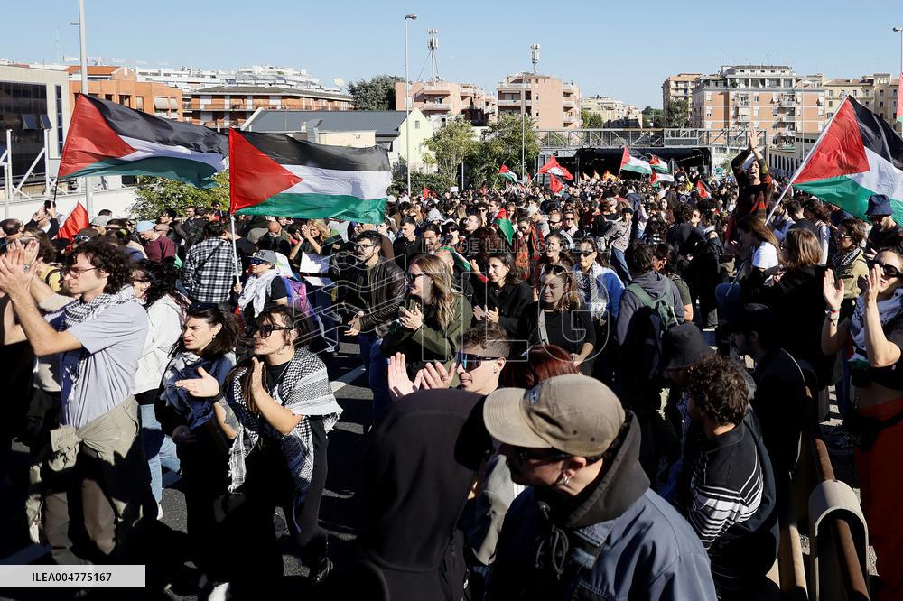General Strike For the Global Sumud Flotilla - Roma