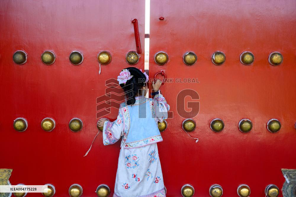 Tourists Visit the Palace Museum - Beijing