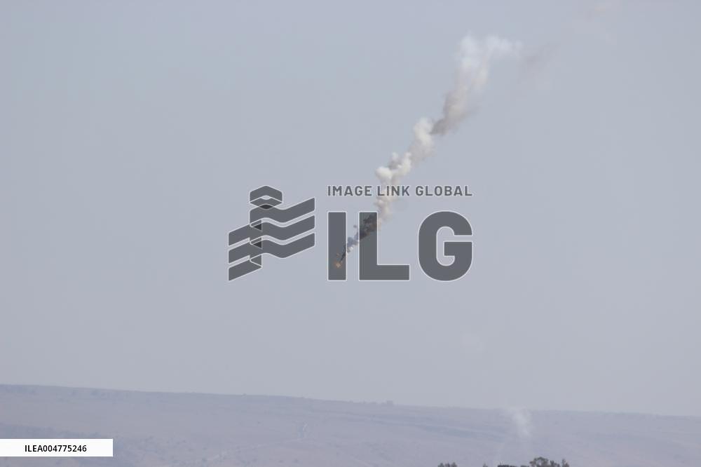 Israeli Incendiary bomb in Marjeyoun Plain - Lebanon