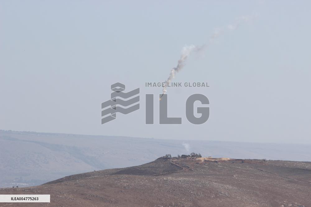 Israeli Incendiary bomb in Marjeyoun Plain - Lebanon