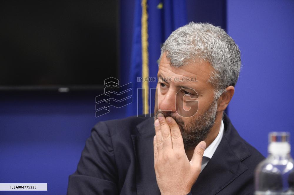 Press Conference Of Italian Parliamentarians Expelled From Israel - Rome