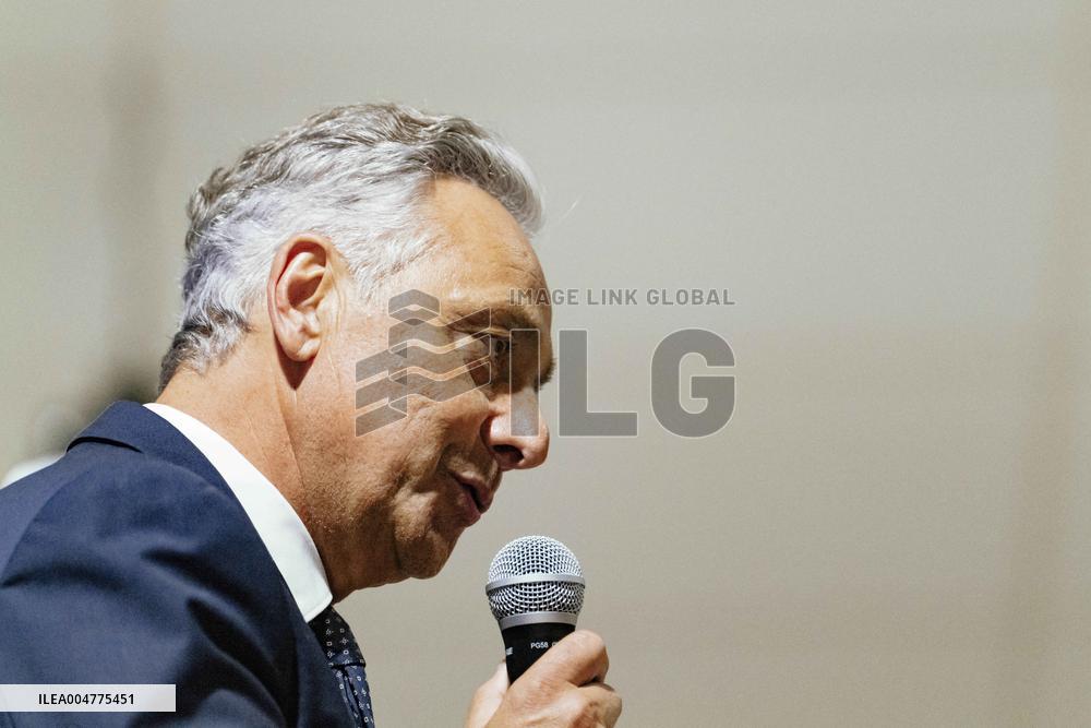 Bruno Retailleau During Meeting for Partial Legislative Elections - Montauban