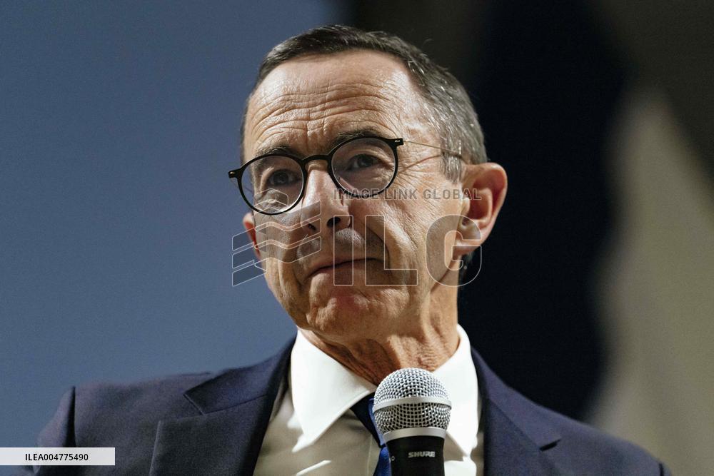 Bruno Retailleau During Meeting for Partial Legislative Elections - Montauban