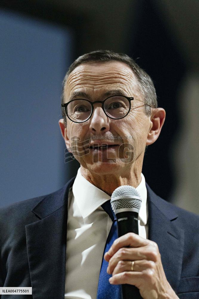 Bruno Retailleau During Meeting for Partial Legislative Elections - Montauban