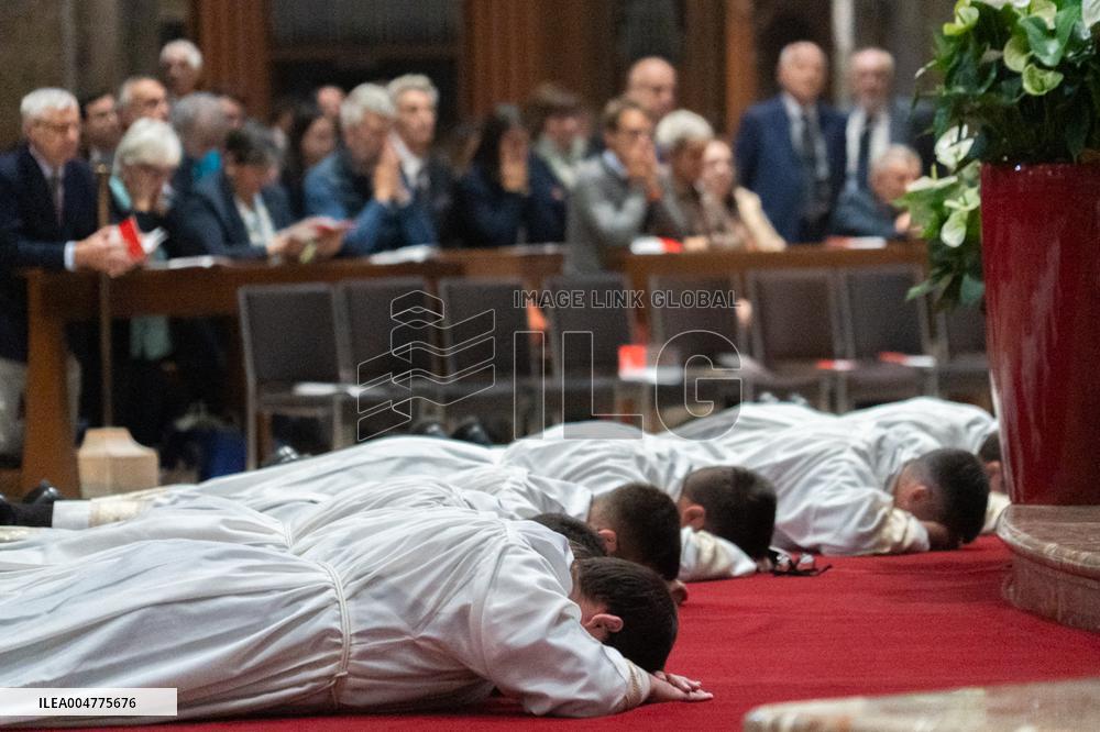 New Deacons Are Ordained in The Cathedral - Milan